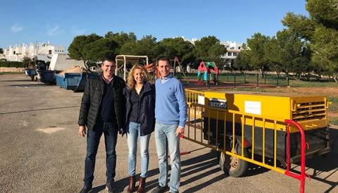 Comencen les obres del nou enllumenat públic a Cala Egos