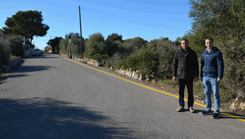 L’Ajuntament renova l’enllumenat públic de Cala Llombards