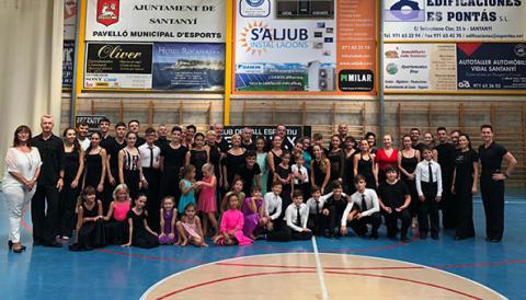 Jornada de tecnificació de ball esportiu a Santanyí