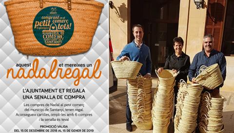 Santanyí reparteix senalles per dinamitzar el comerç local i col·laborar en la protecció del medi ambient 