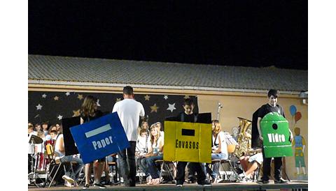 L’actuació de l’home sobre el medi ambient, una reflexió esperançadora que va posar en escena l’Escola de Música a la clausura del curs 2008-2009