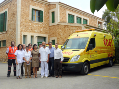El Servei de Salut dota Santanyí amb una ambulància del 061, que reduirà a menys de la meitat el temps de resposta al municipi 