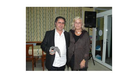 L’escriptor argelí refugiat  Salem Zènia, rep a Santanyí,  el II Premi Internacional Veu Lliure que atorga PEN Català